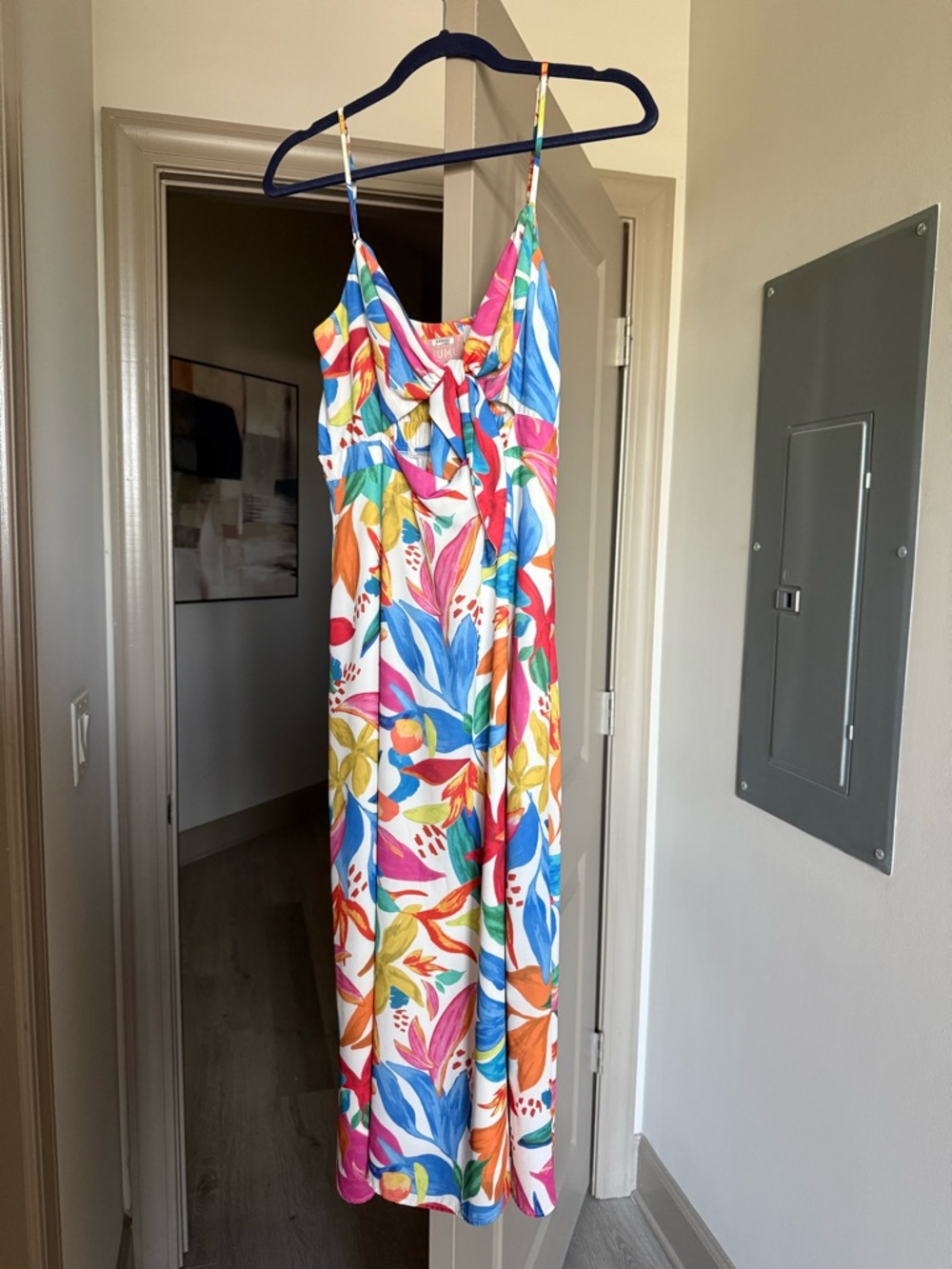 Show me your mumu mobi tie maxi dress